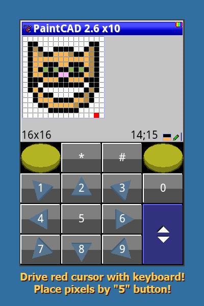 PaintCAD pixel art editor