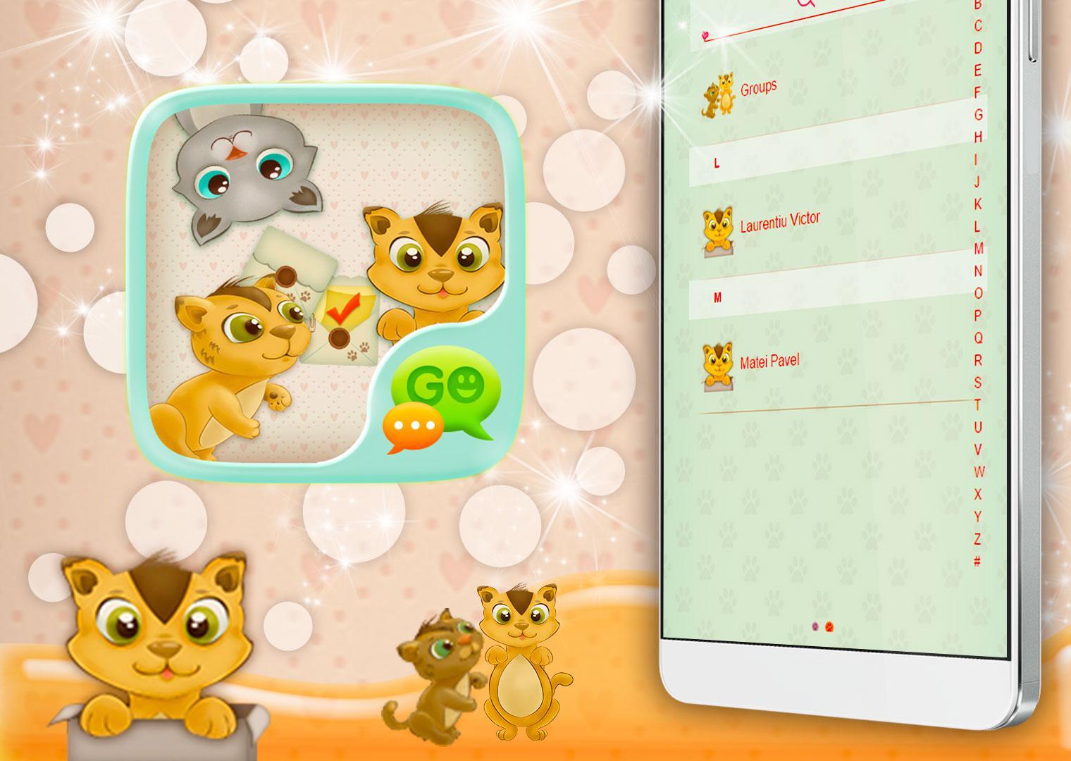 Cute Felines SMS Theme
