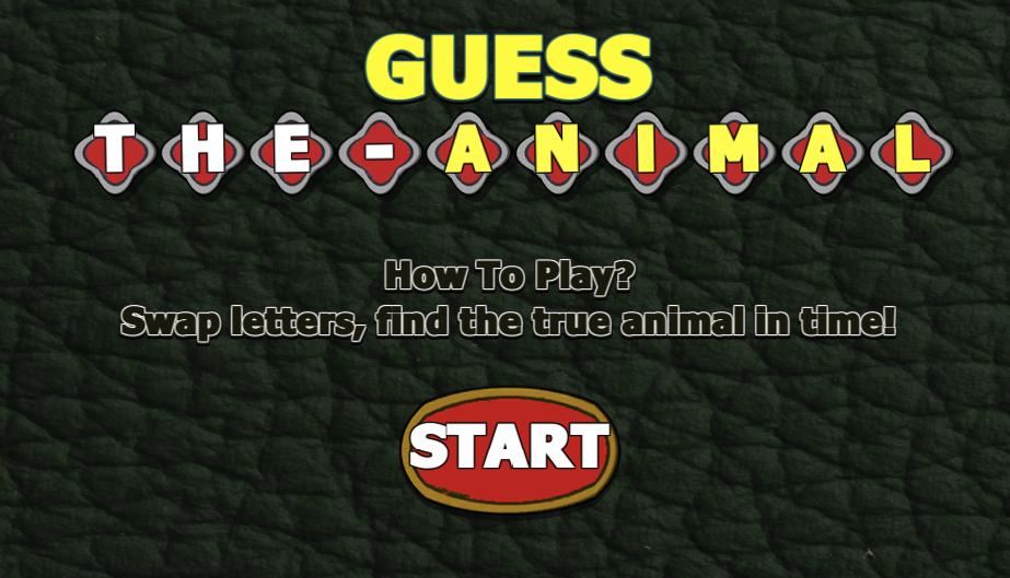 Guess The Animal Game