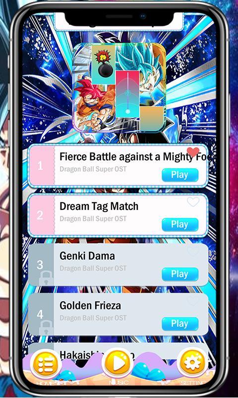 Dragon Ball Super Piano Tiles