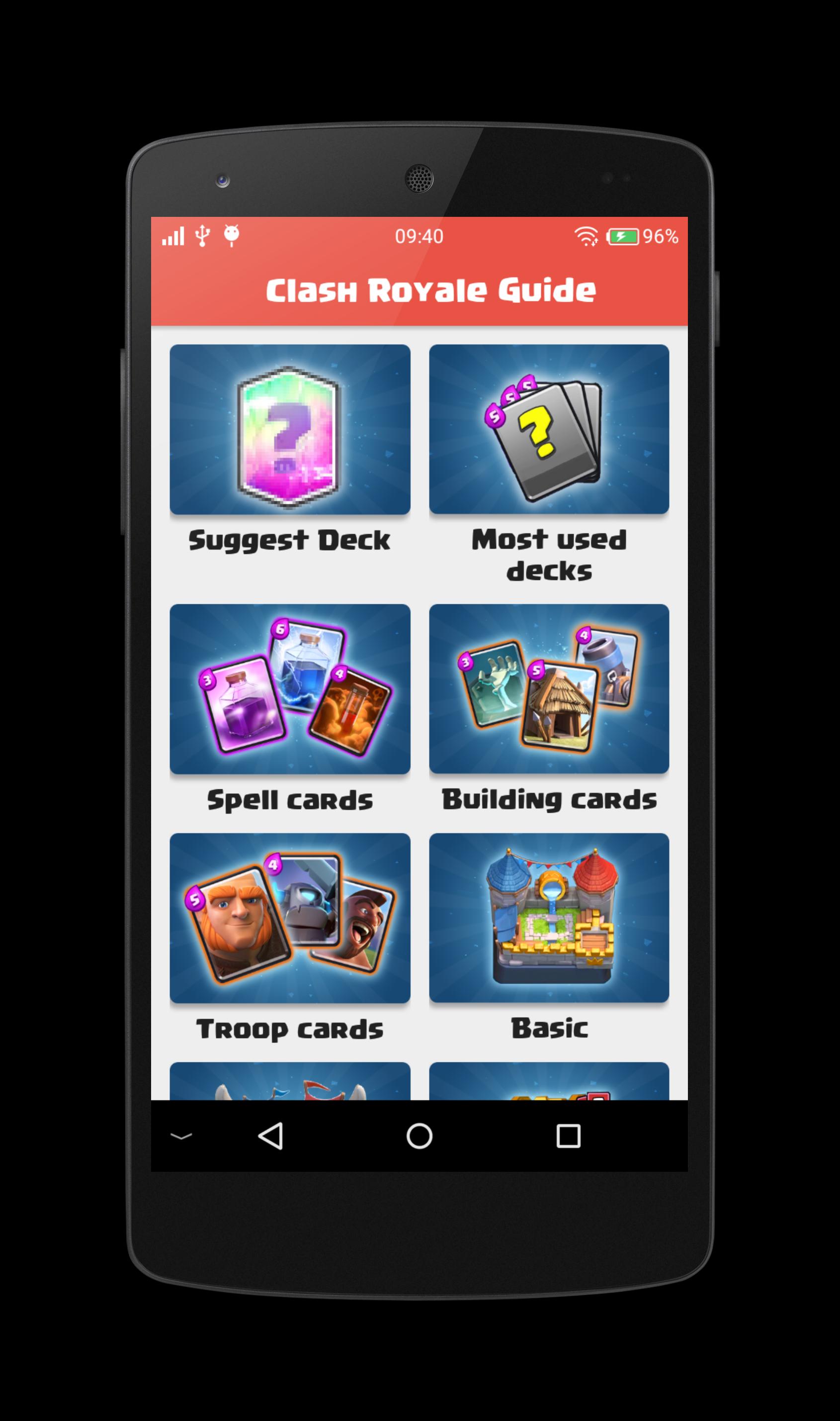 Deck Builder for Clash Royale