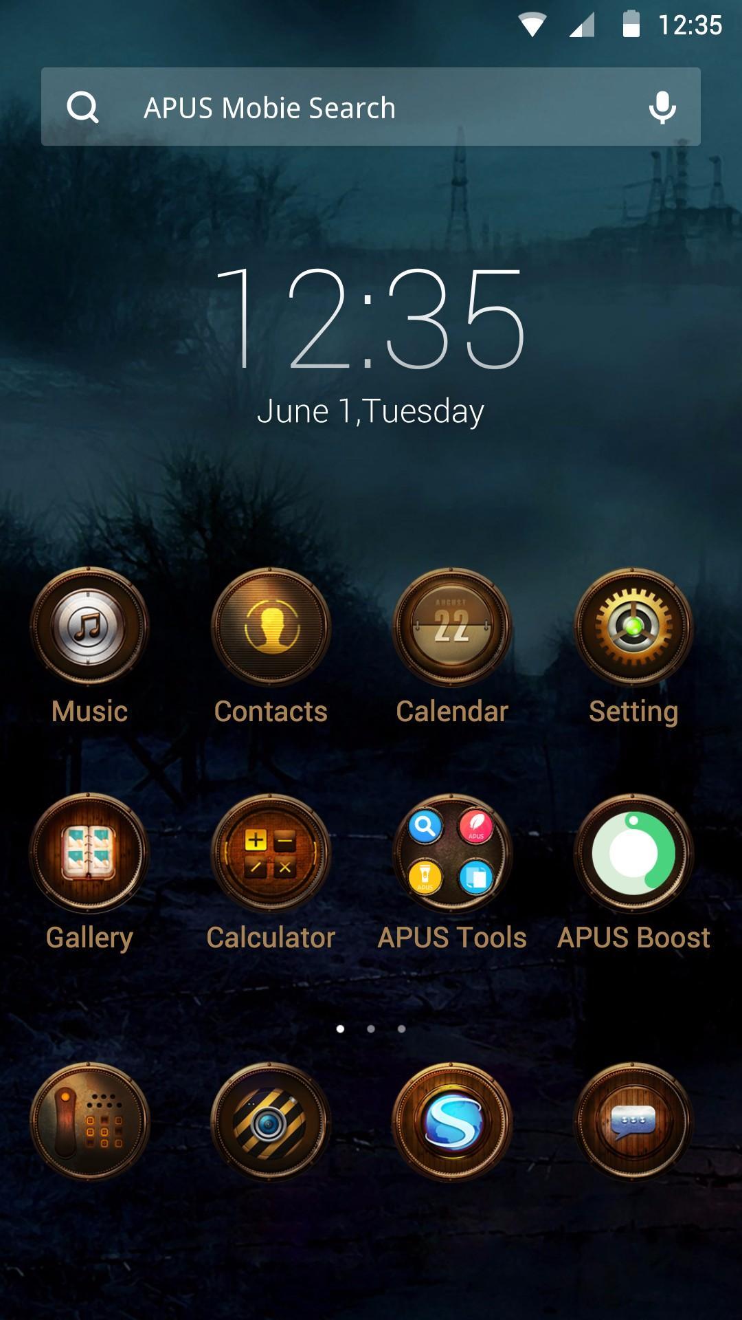 Steam Age theme for APUS