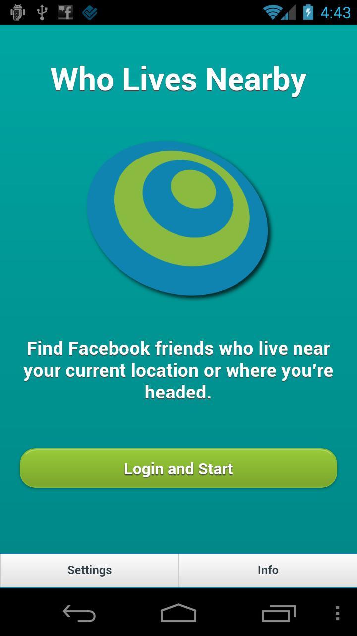 Who Lives Nearby for Facebook