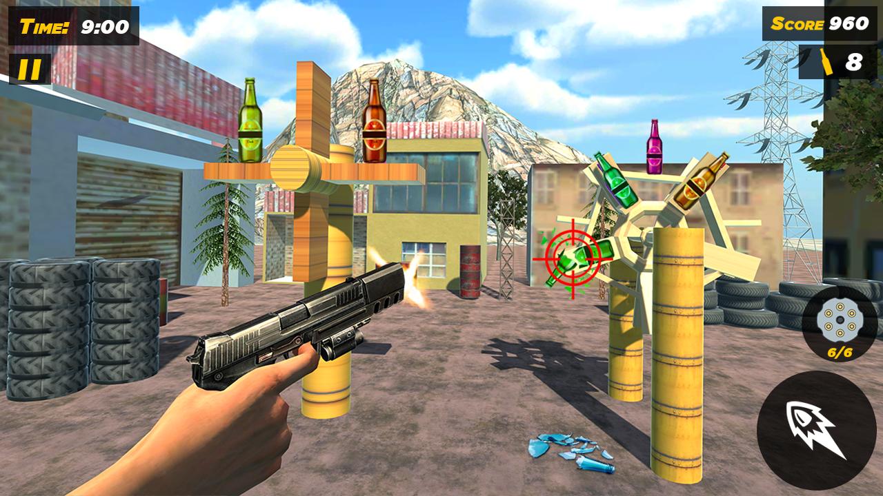 Bottle Gun Shooter Free Game 2