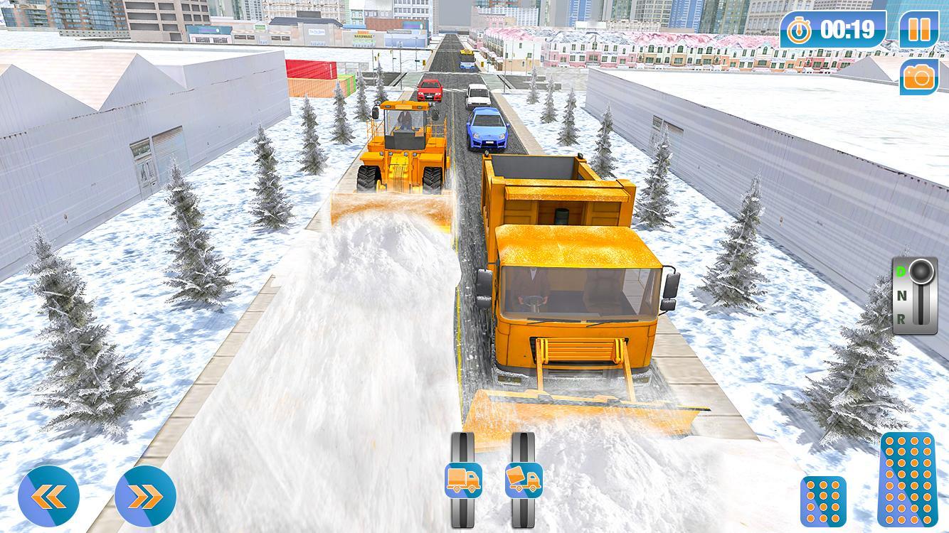 City Snow Excavator Simulator