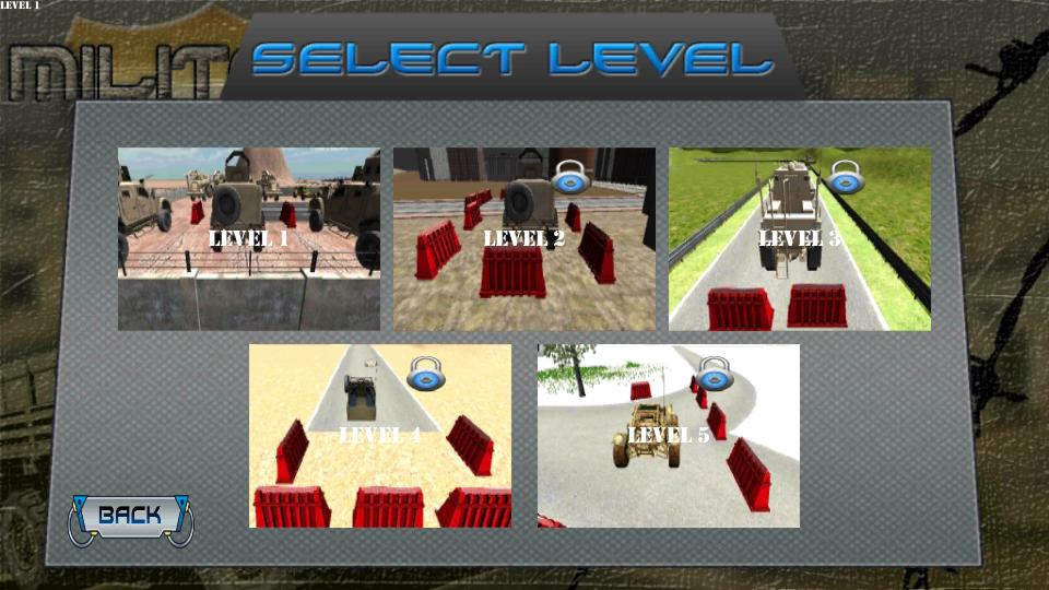 Military Vehicle 3D Parking