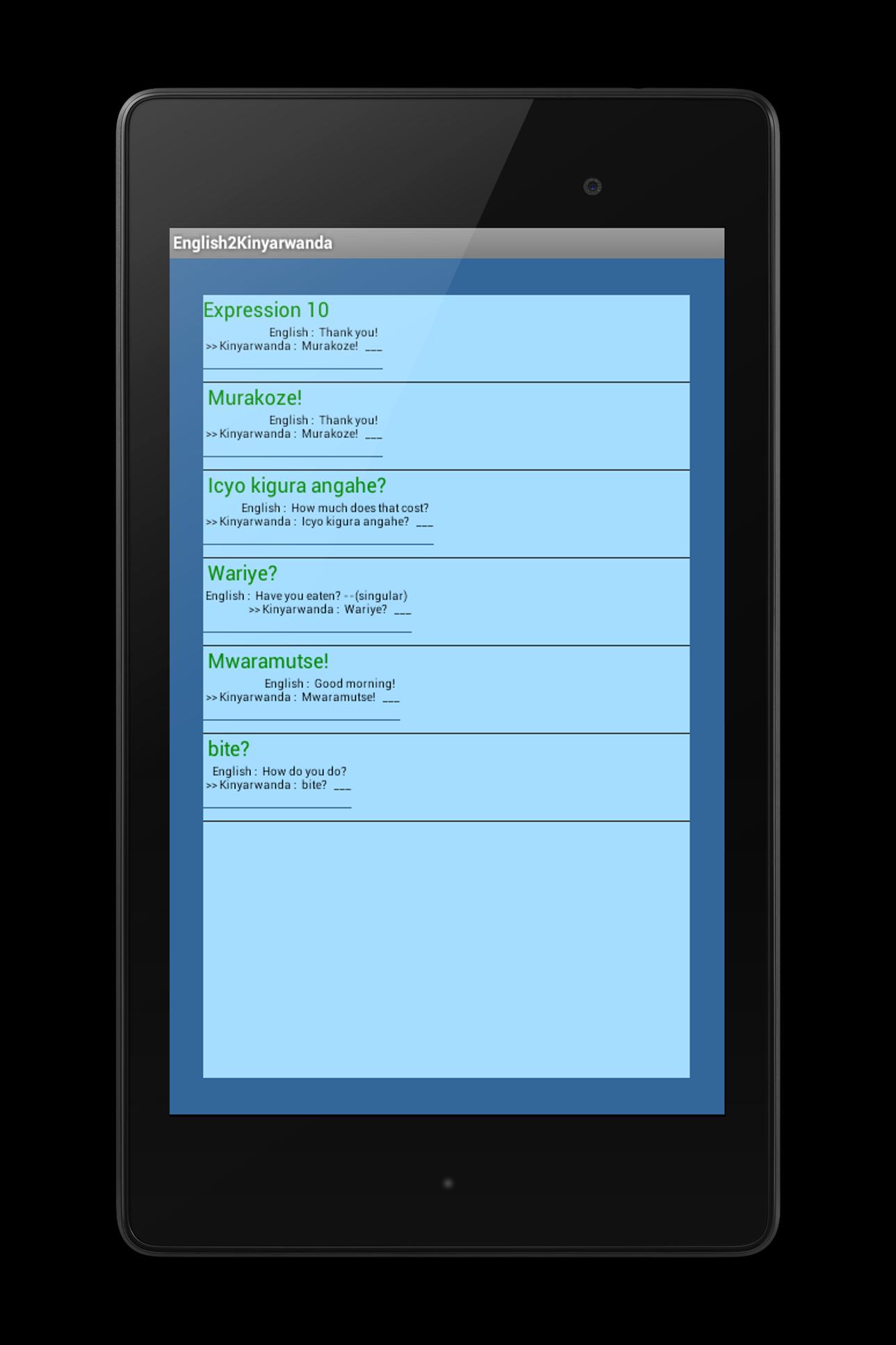 English Kinyarwanda Translator
