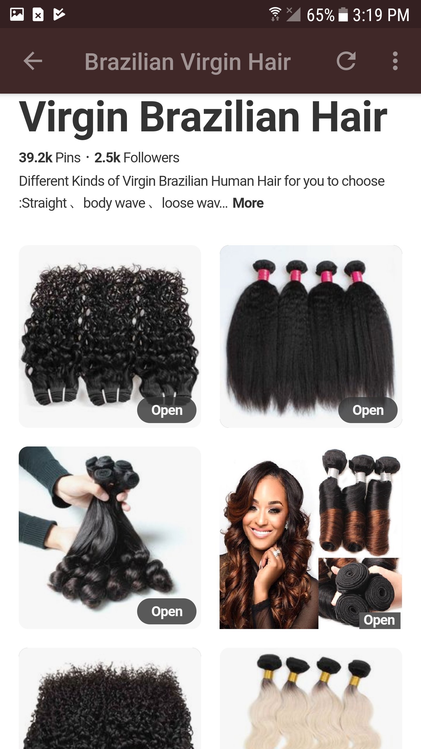 Brazilian Virgin Hair & Styles