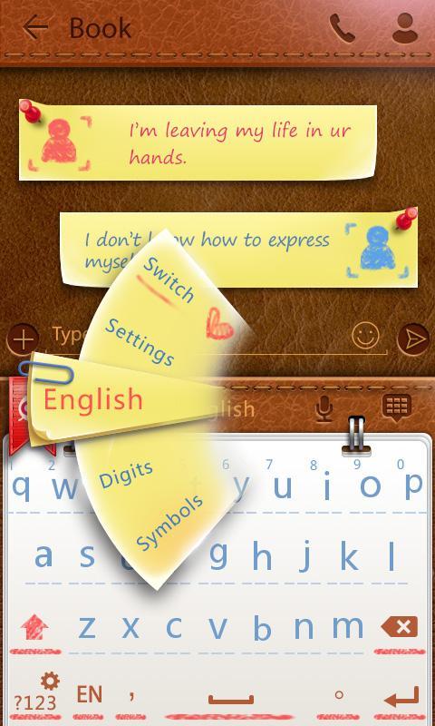V-Book GO Keyboard Theme