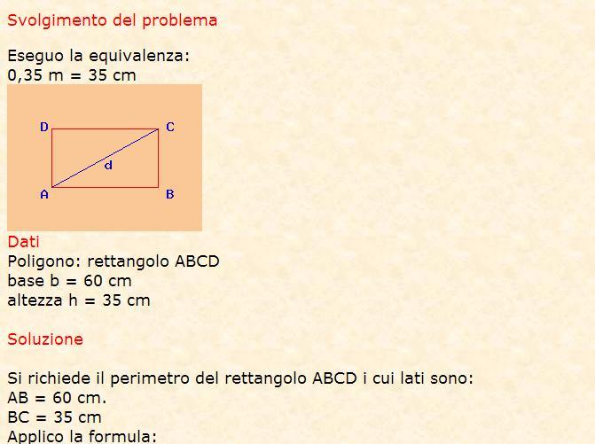 Risolve la geometria