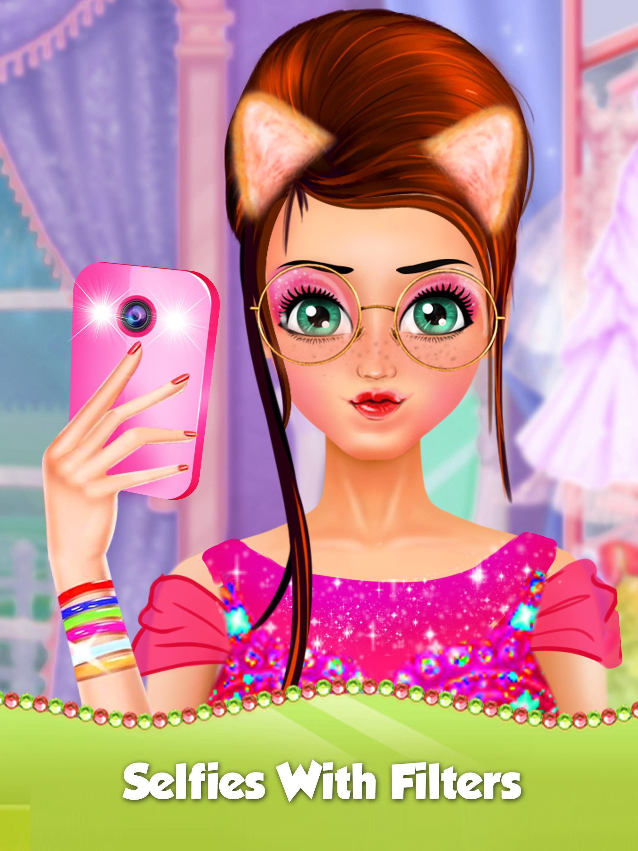 Selfie Queen Fashion Social Girl Dress Up Makeover