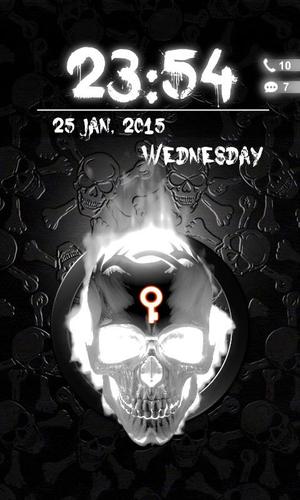 GO Locker FireSkull Free Gray