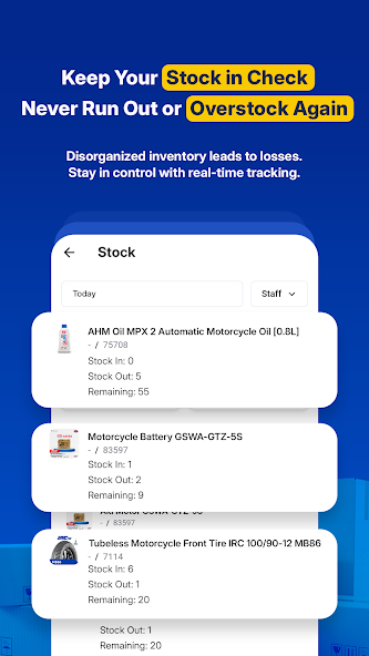 Stock and Inventory Management