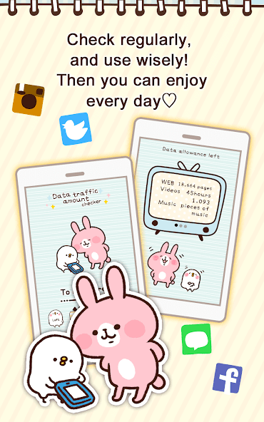 Data traffic amount checker