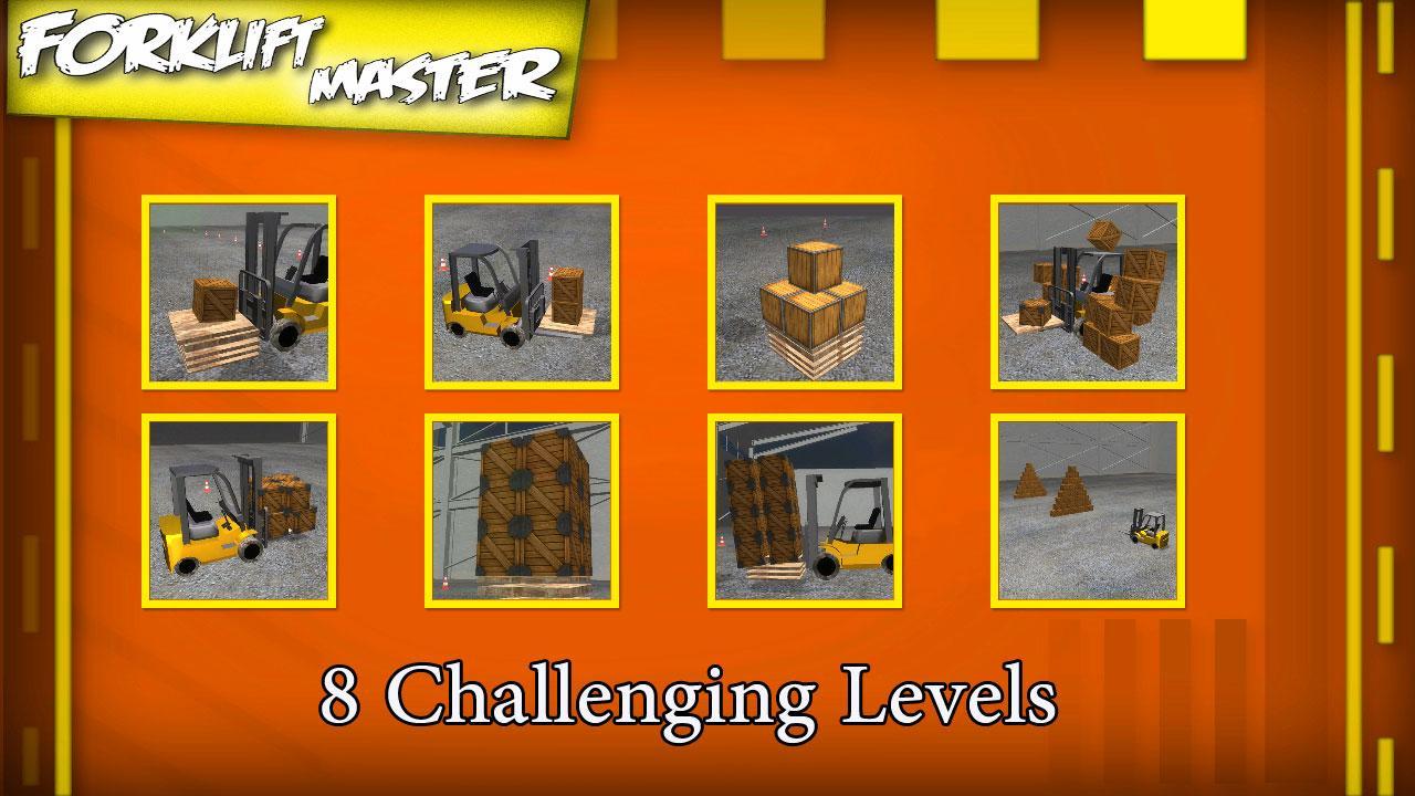 3D Forklift Parking Driving