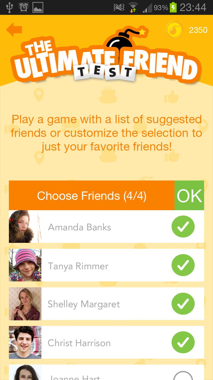 The Ultimate Friend Test