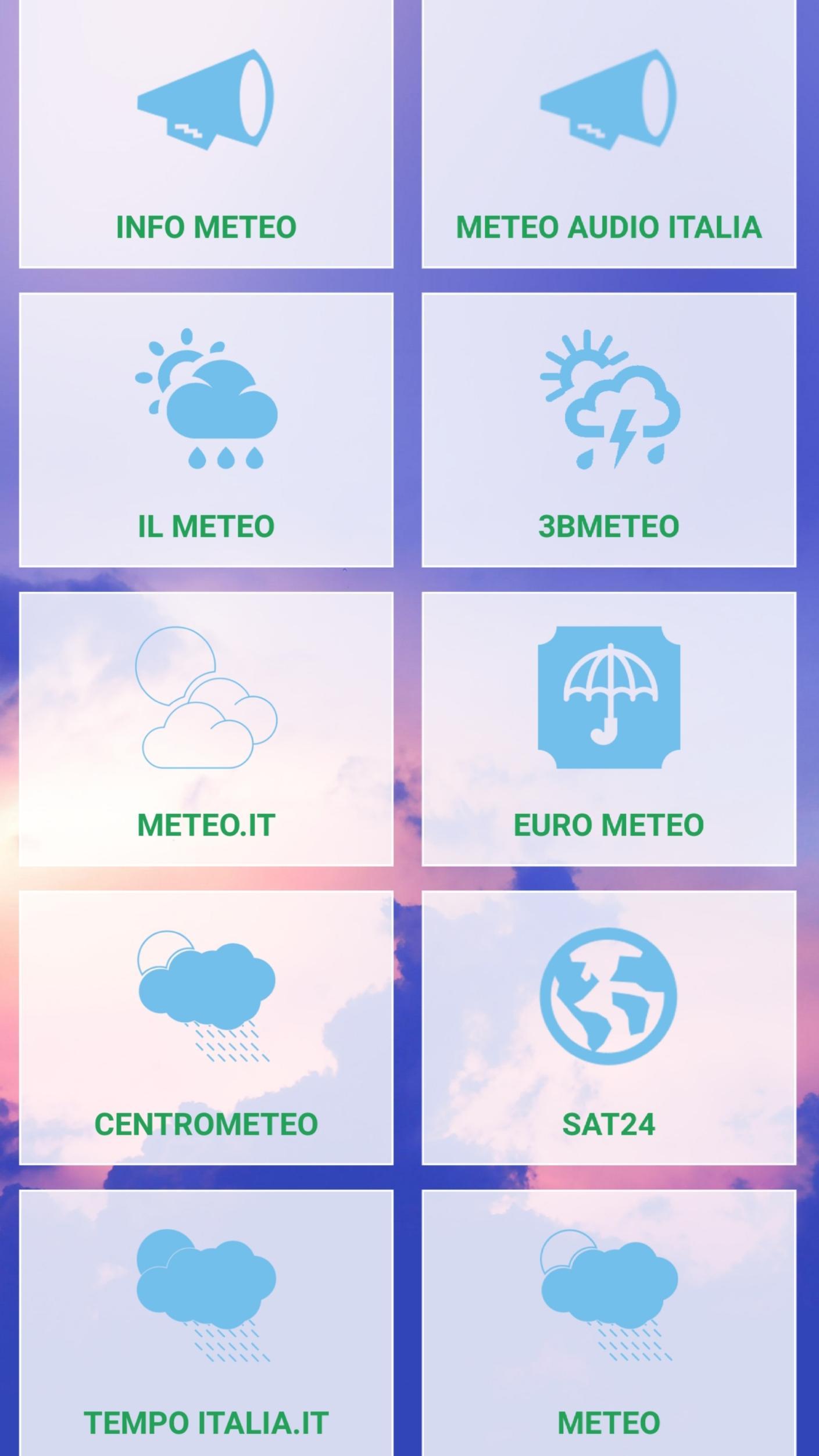 Tutti i Meteo Pro