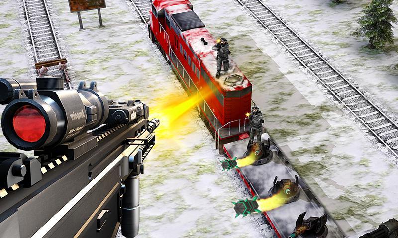 Rush Hour Train Sniper 3D