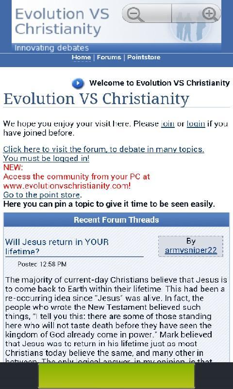 Evolution Vs Christianity