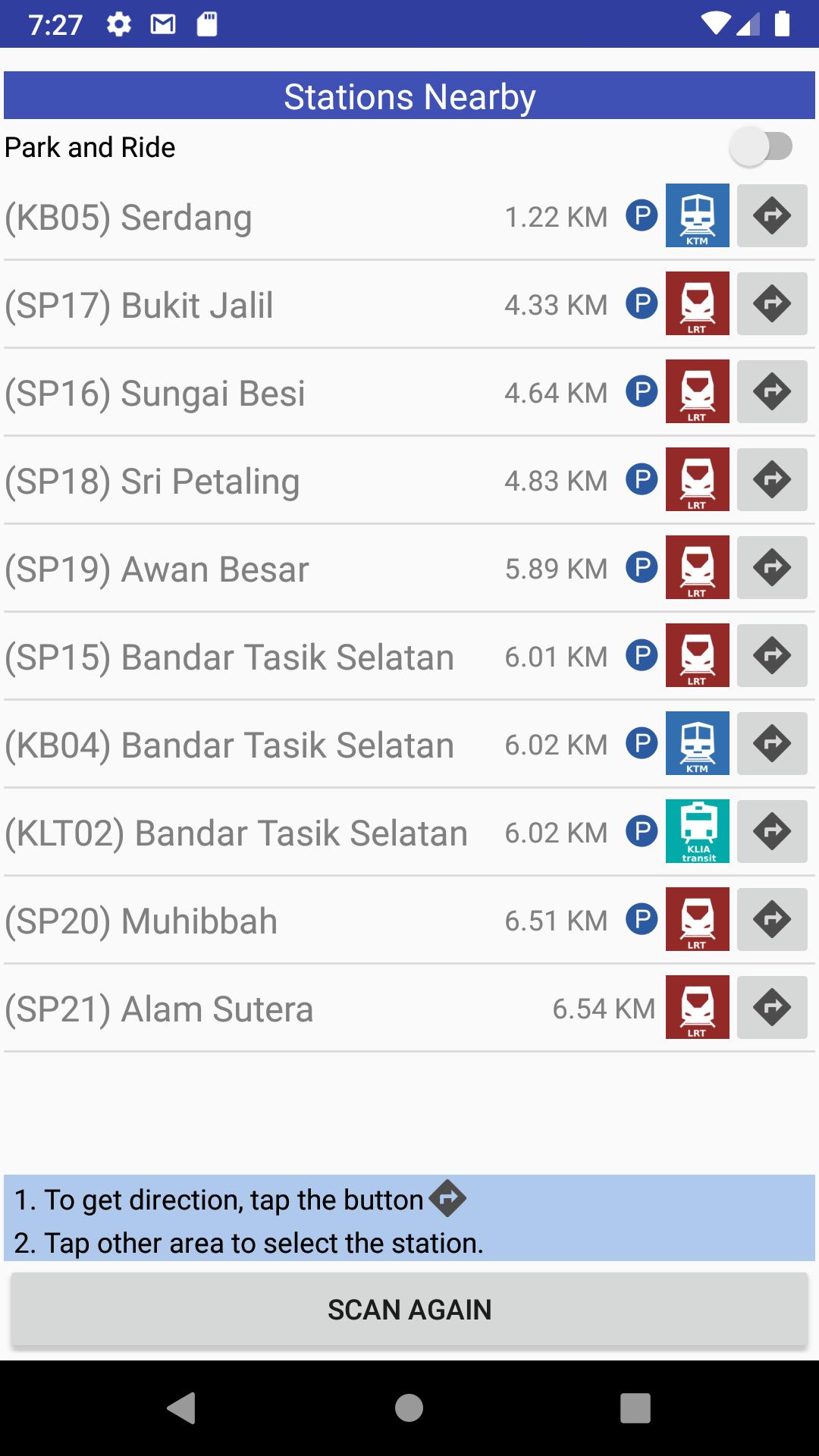 KL LRT Price Check (KTM, Rapid