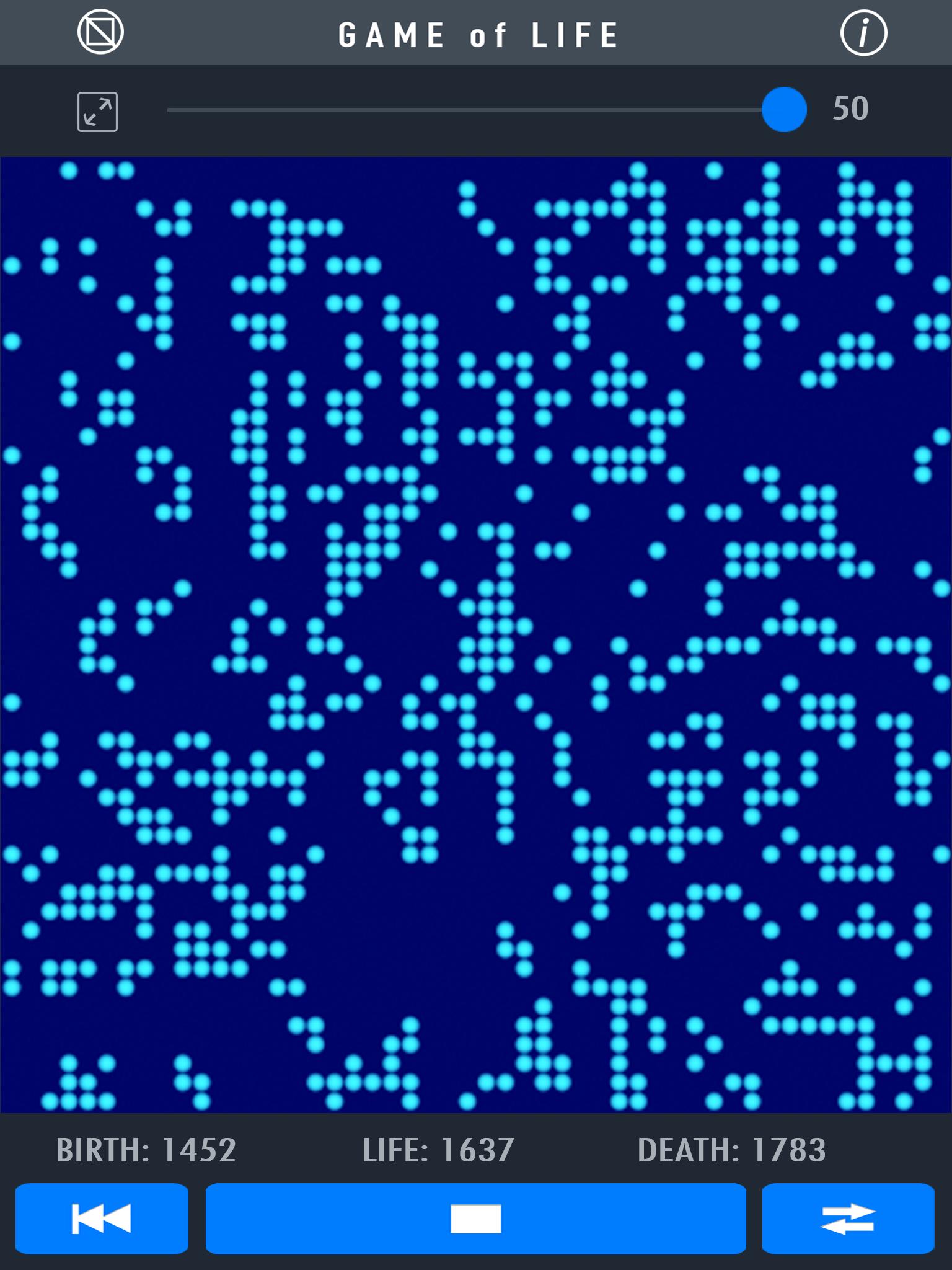 GAME of LIFE: BIRTH and DEATH