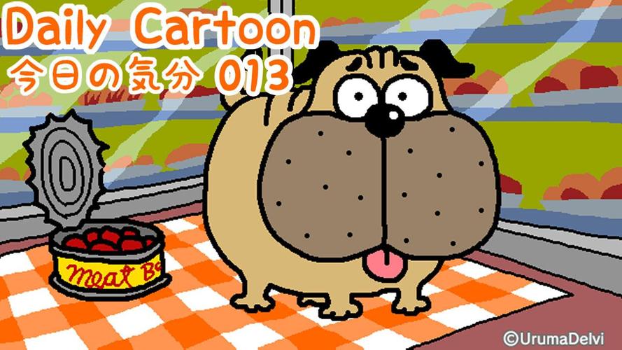 Daily Cartoon013 LWP & Clock