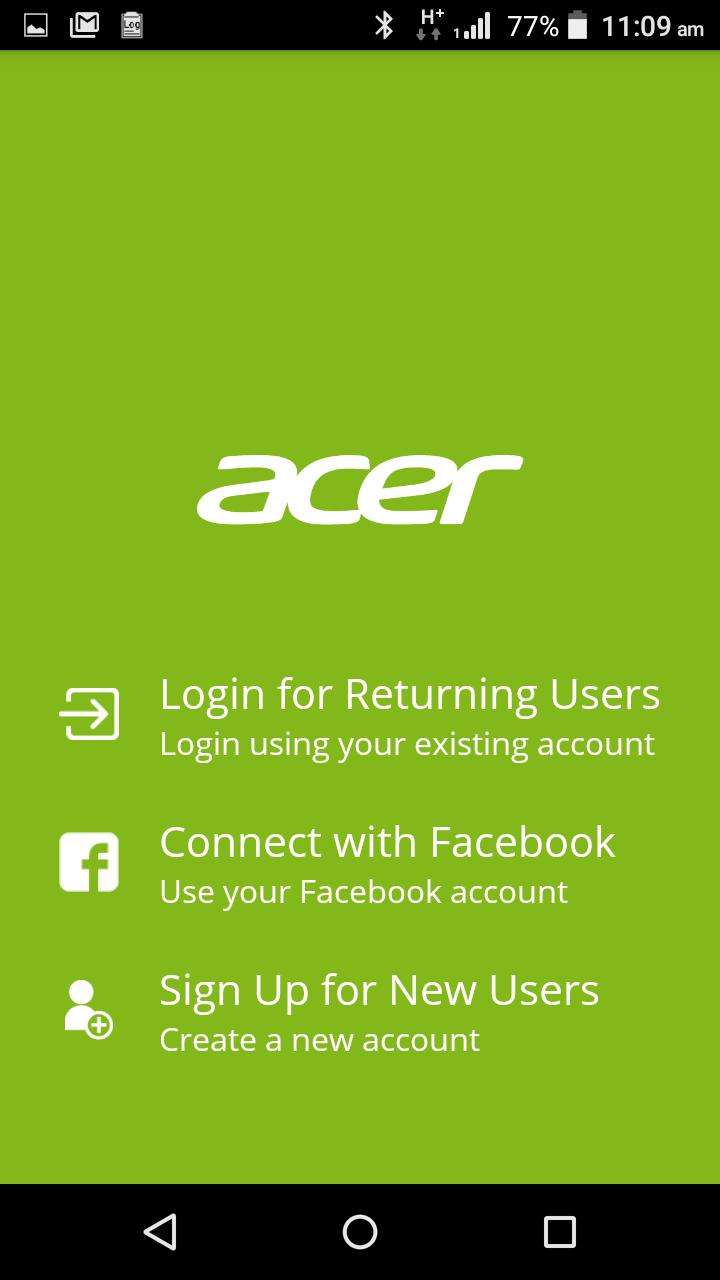 Acer Leap Manager