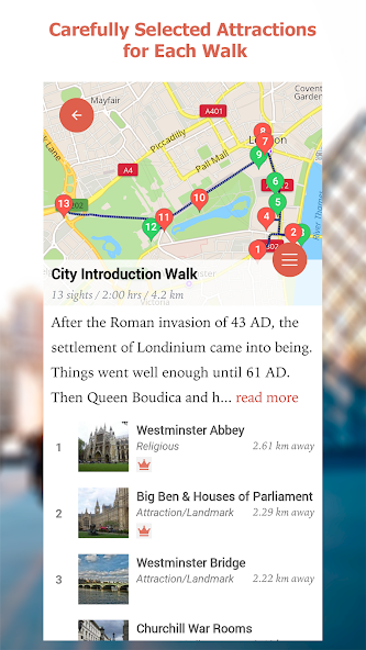 Rome Map and Walks