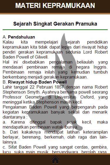 Materi Kepramukaan Lengkap