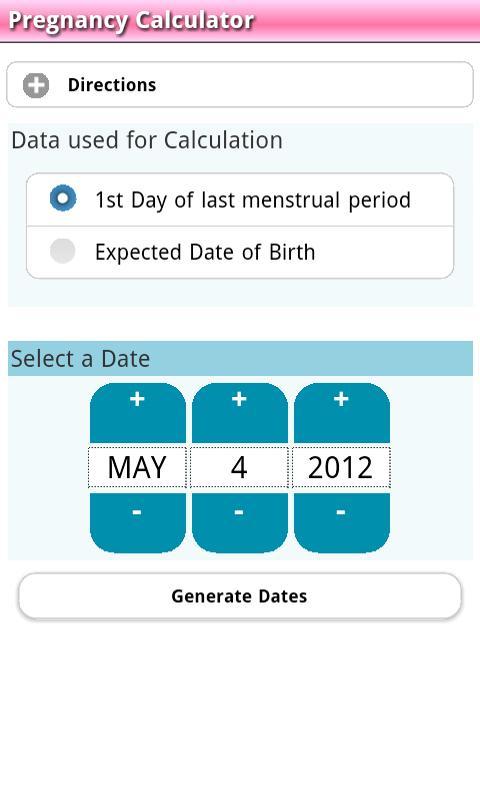 Pregnancy Calculator (ENv7D)
