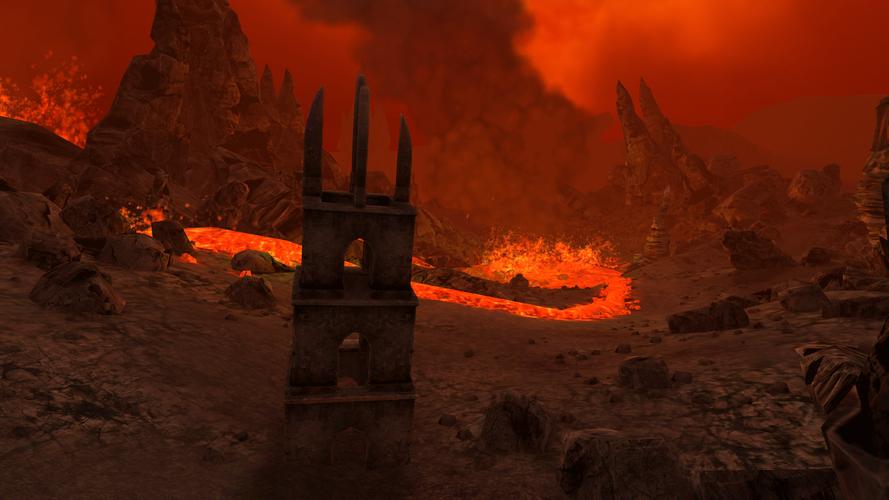 VR Volcano Flythrough