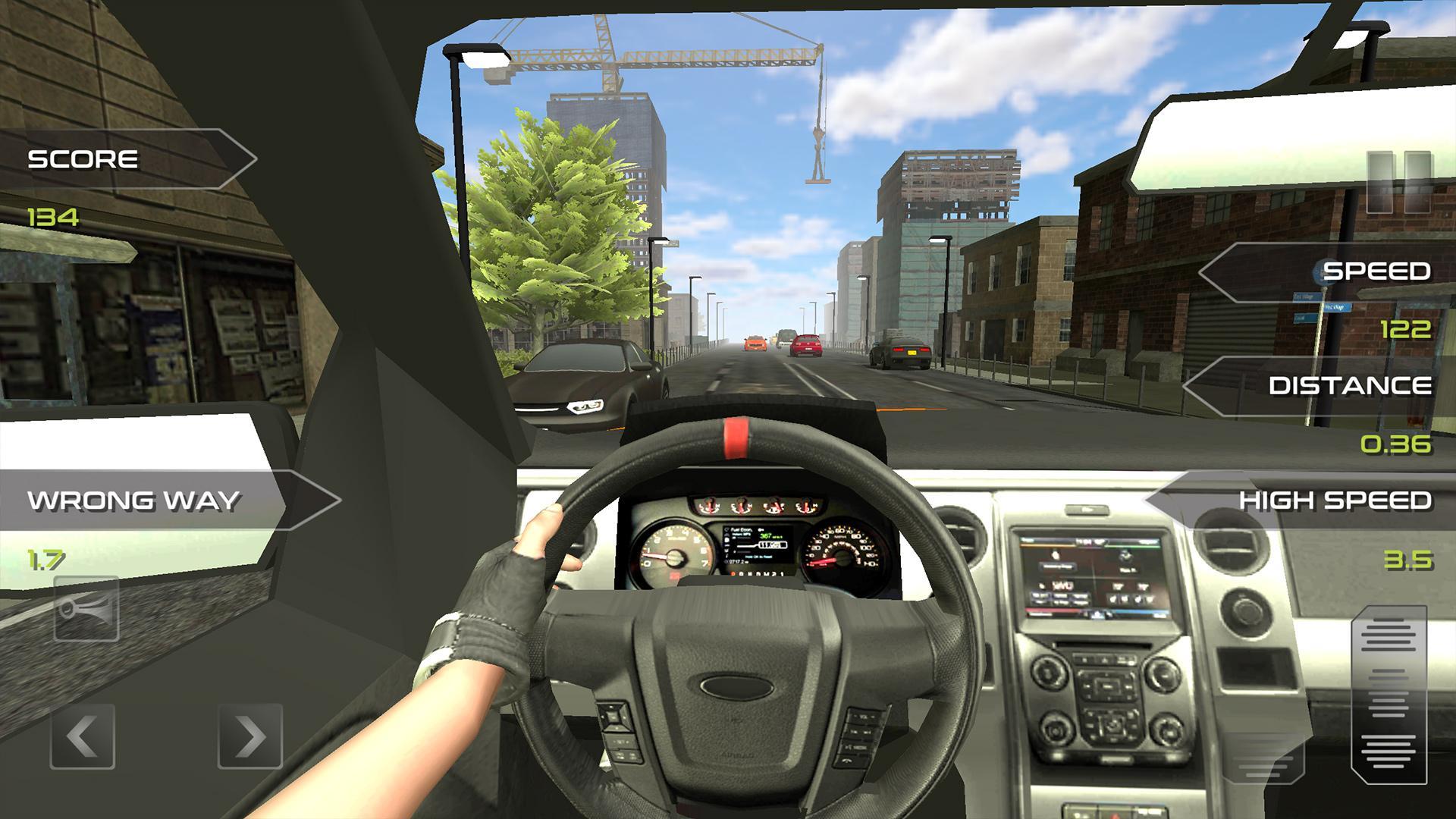 SUV Traffic Driving