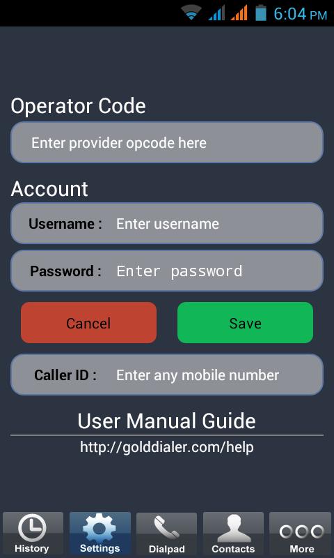 Gold Dialer Social