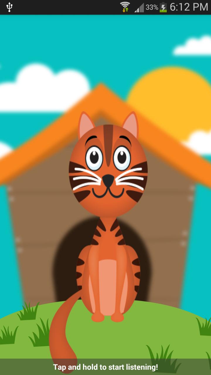 Talk with cat