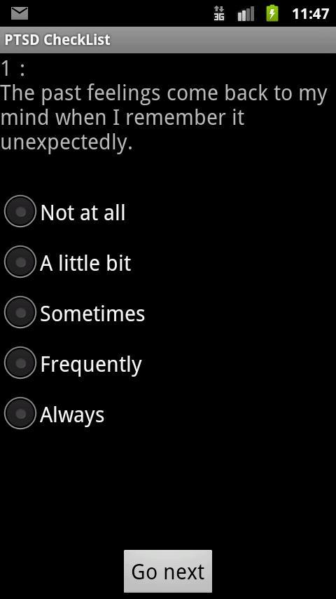 PTSD CheckList