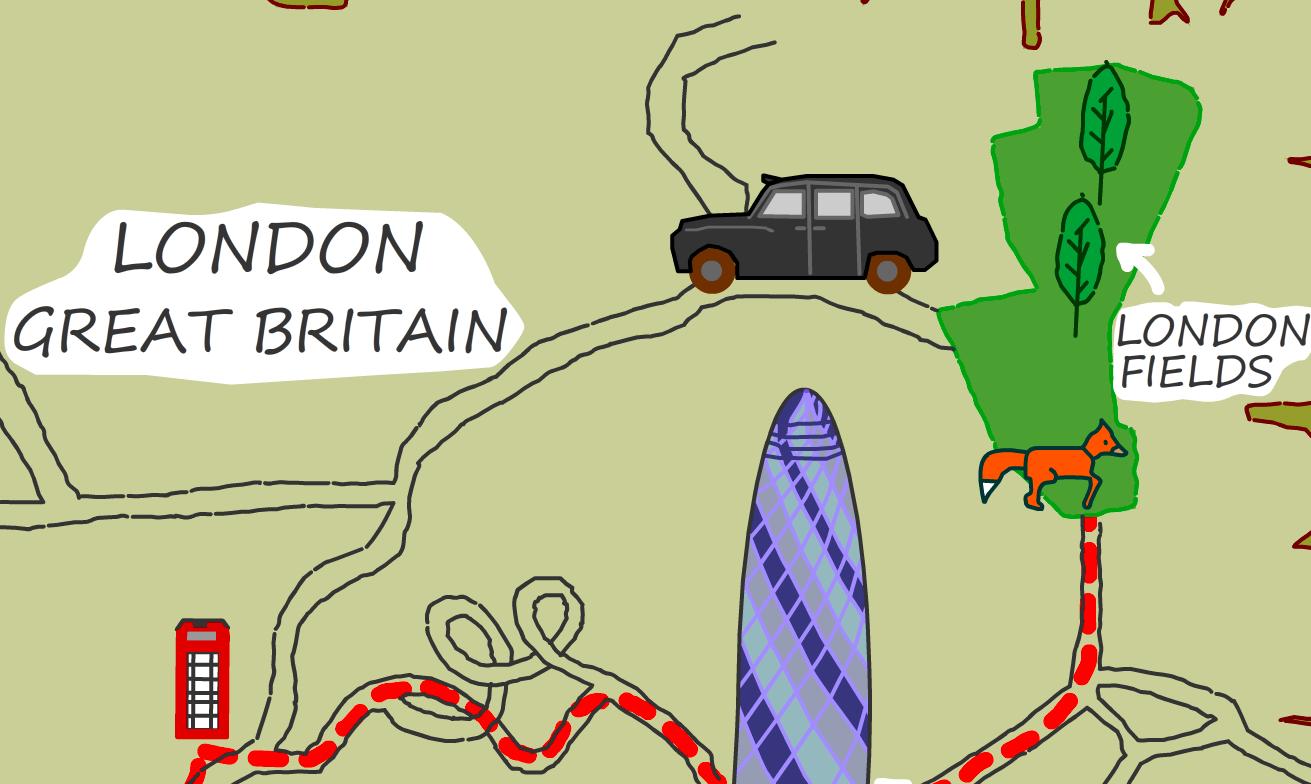 London Treasure Hunt Map Free