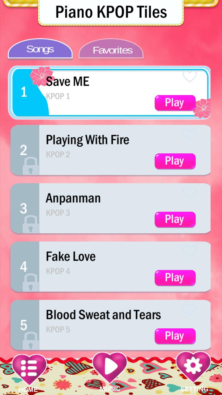 Piano KPOP Tiles