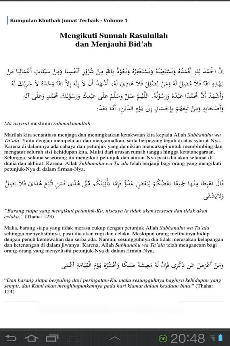 Kumpulan Khutbah Jumat