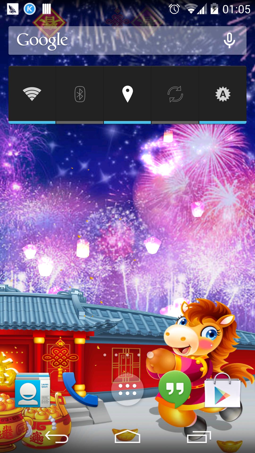 Chinese Fireworks New Year Lwp