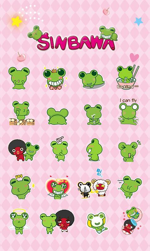 GO SMS PRO SINBAWA STICKER