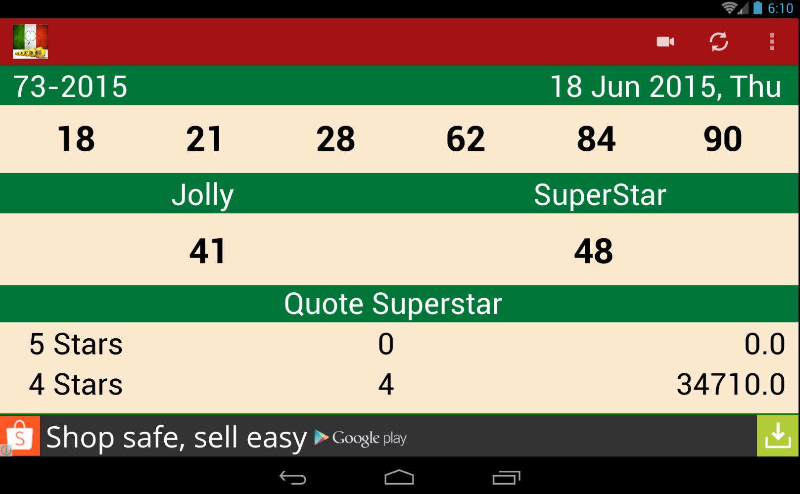 Italian Lotto Result Checker