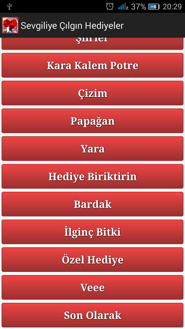 Sevgiliye Hediyeler