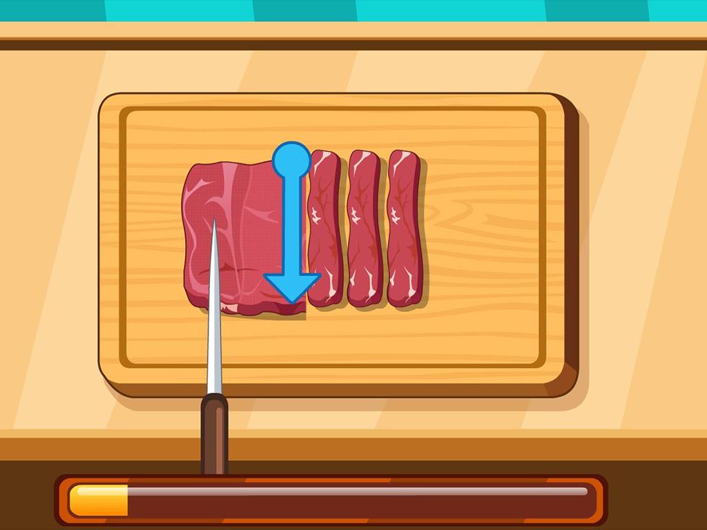 Beef taco lasagna cooking game