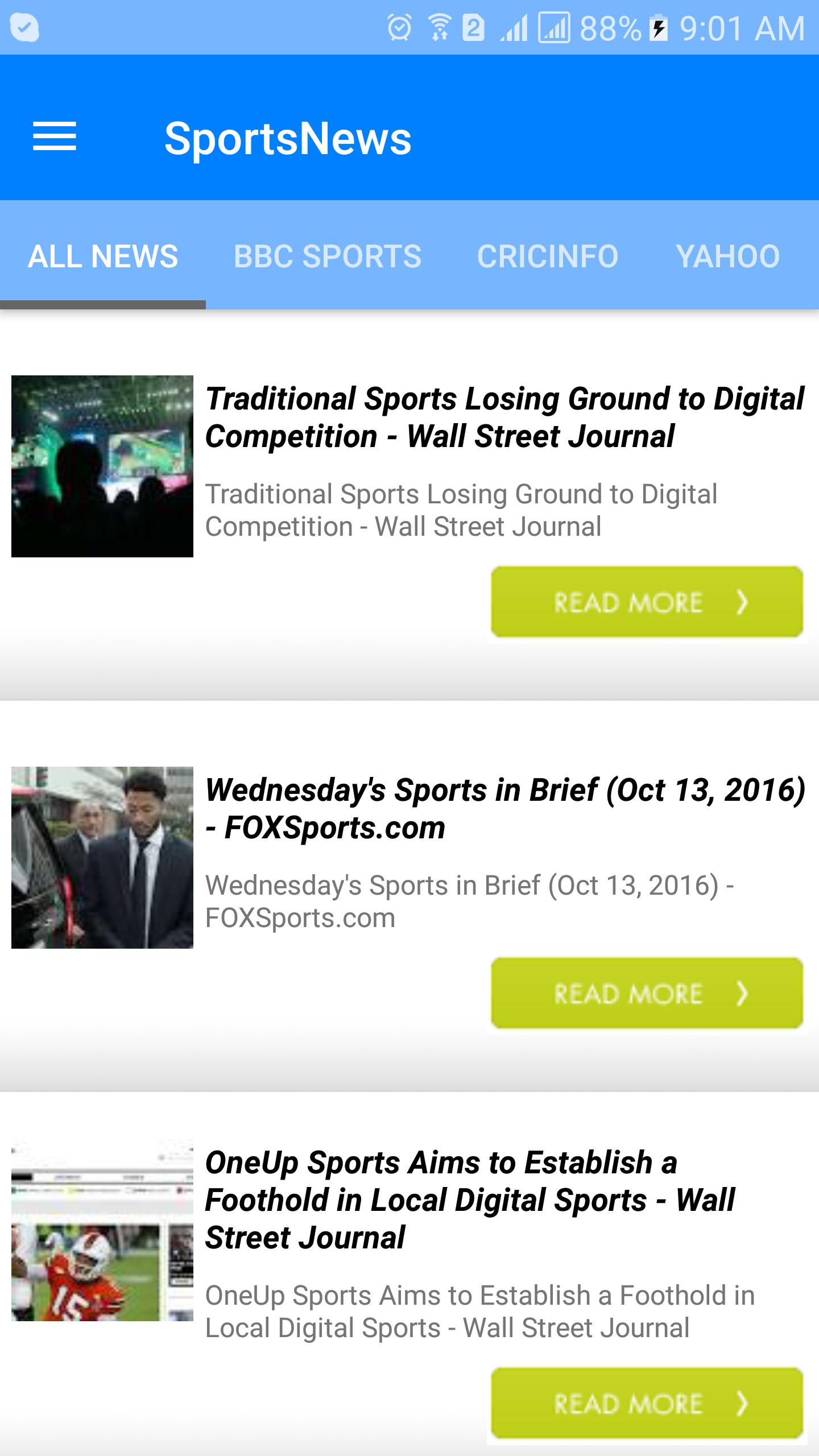 Latest Sports News Headlines