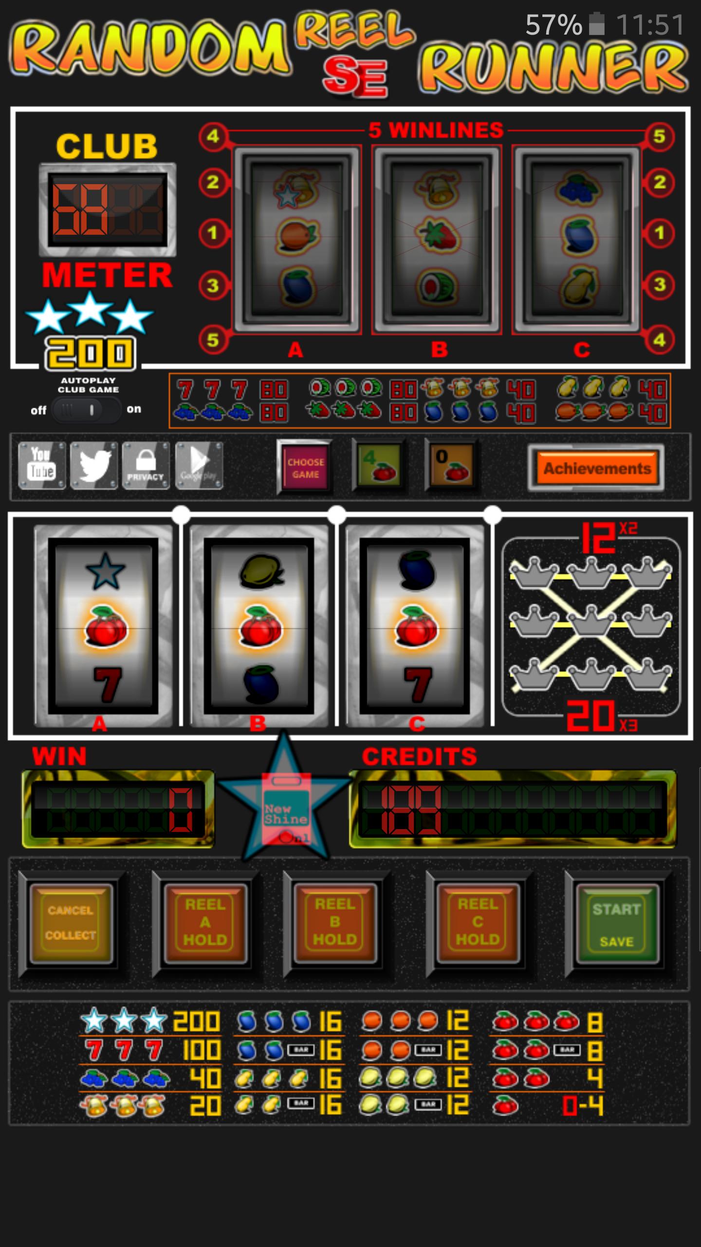 Random reel Runner SE SLOTS