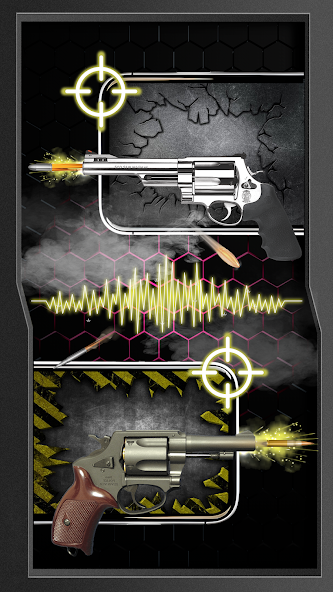 Sounds of gun shots